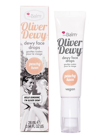 The Balm Oliver Dewy Face Drops- Peachy Keen - Orange - 28 ML