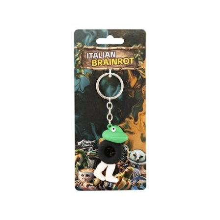 Italian Brainrot Nyckelring Boneca Ambalabu (Groda)
