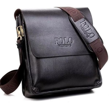 Sacoche Herr MTOWSUC PU Läder Axelrem Brun