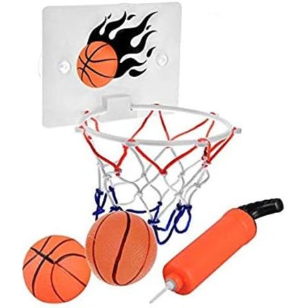 Mini-koripallokori ja pallot - Makuuhuone Kylpyhuone WC Toimisto D