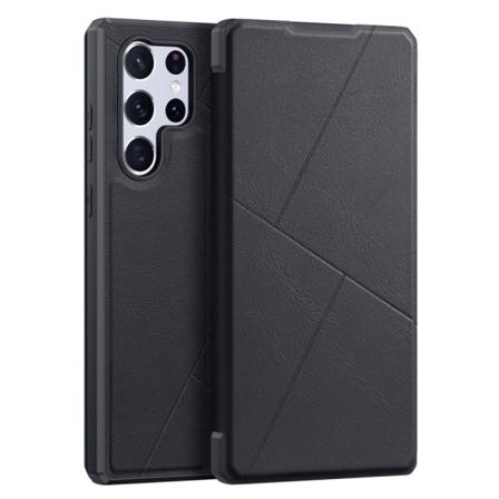 Dux Ducis Skin X Fodral Läder Samsung Galaxy S22 Ultra Svart