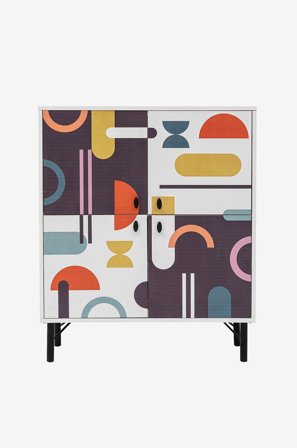 Hanah Home - Opbevaringsskab - Sia - Hvid - Skænke & sideboards - Fra Homeroom