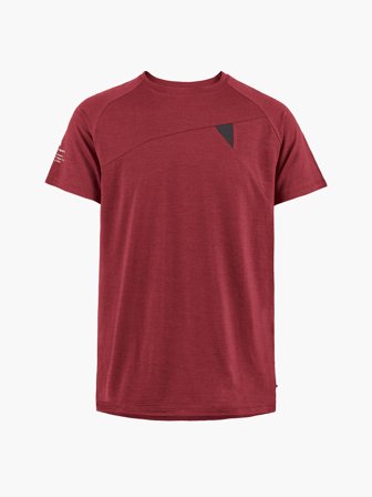 Klättermusen Fafne SS Tee Men's's - Dark Russet - Men's - S