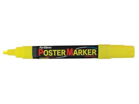 ARTLINE Poster Marker Rund 2,0 mm gul - Lyreco - Kontorsmaterial - Pennor - Märkpennor - Rund spets