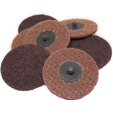 3" Quick Change Nylon Overfladejusteringsskiver til Slibning og Polering af Maling. Han R-Formede Bagstykker til Brug med Slibemaskine - 25 stk. (
