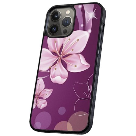iPhone 16 Pro - Skal/Mobilskal Vit Blomma