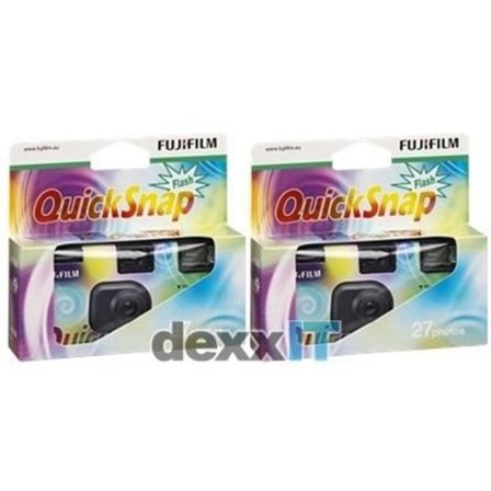 Engångskamera med inbyggd blixt - FUJI - QUICKSNAP FLASH 27
