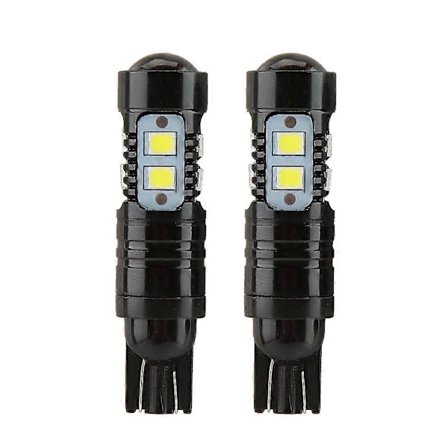 2 stk. 50W 921 912 T10 T15 LED 6000K Xenon Hvide Baklys Tågelygter Pære Lampe