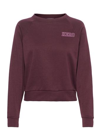 Onllula L/S Raglan Swt Sweatshirt Trøje Burgundy ONLY