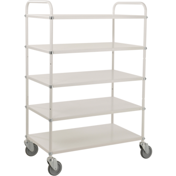 Plåtvagn 5 plan med broms