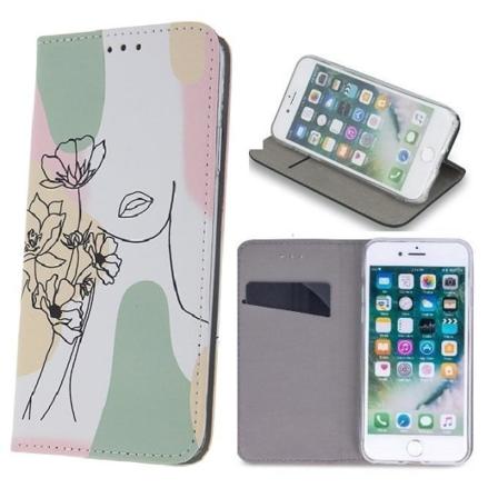 Samsung Galaxy A22 5G - Smart Trendy Mobilplånbok Girly Art Multicolor