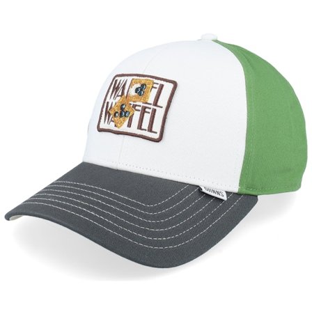 Kinder Djinns - Weiss adjustable Cap - Kinder Basic Cap Food Waffle White Adjustable @ Hatstore