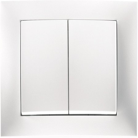 Hager 6330351909 Strømbryter polarhvit Seriebryter, Strømbrytere & vegguttak