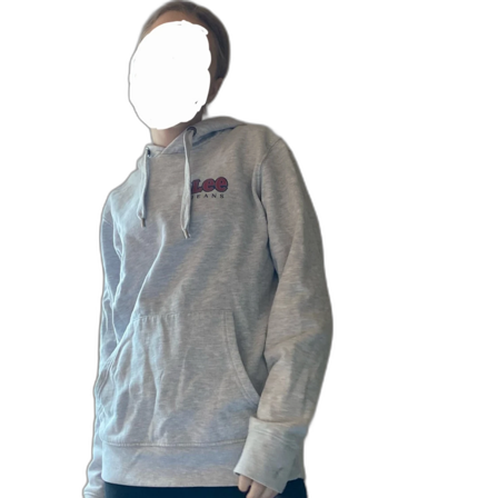 Grå Lee hoodie