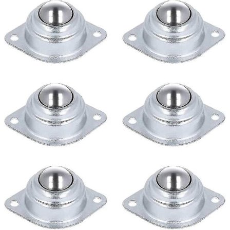 Kuulansiirtopyörä, 6 kpl Kuulansiirtopyörät Huonekalujen rauta kuulia sisältäen