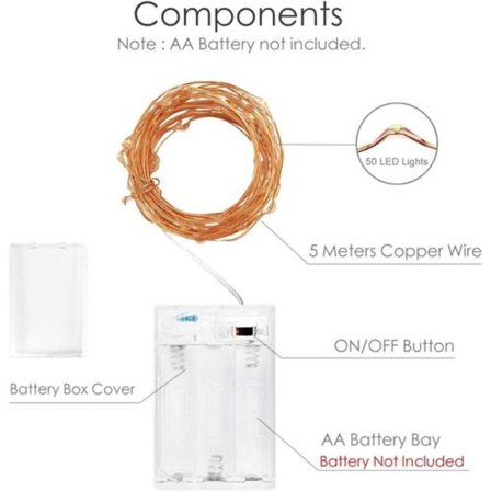 Strålkastare [4-pack], batteridrivna mini LED-strålkastare