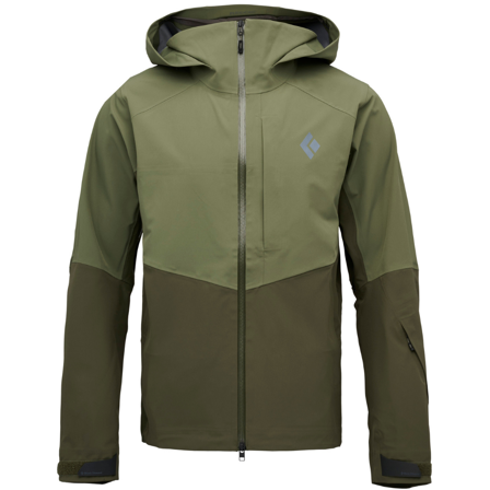 Black Diamond M's Recon Stretch Ski Shell Tundra-Dark Moss