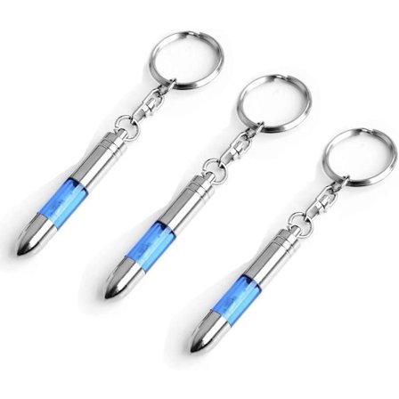 Antistaattinen avaimenperä, 3 kpl sylinterin muotoinen auton staattisen sähkön vapautuspurkaus