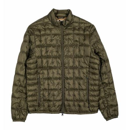Woolrich, Green Deepsix packable jacket Groen, Heren, Maat:L,Polyamide