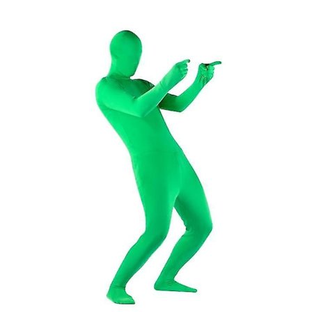 Stretchy Body Green Screen Suit Video Chroma Key-kompatibel bakgrunn Usynlig effekt Tight kostyme Body Cosplay Kostymer 170cm-190cm