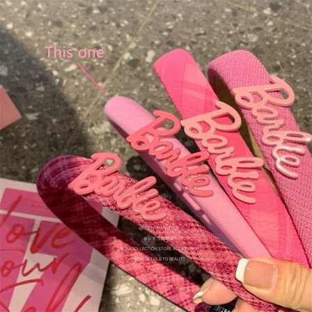 Barbie pannebånd Rosa pannebånd B B