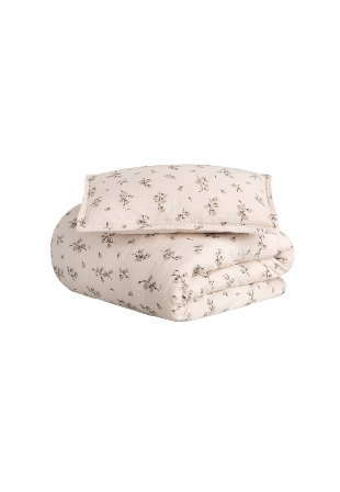 Garbo&Friends Muslin Bäddset Junior 100x130 cm Sängkläder Beige 100x130/ 35x55