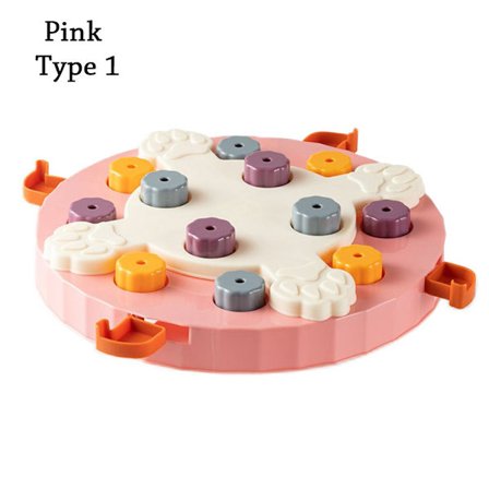 Hundpusselleksaker Matläckage Lek ROSA TYP 1 - on stock