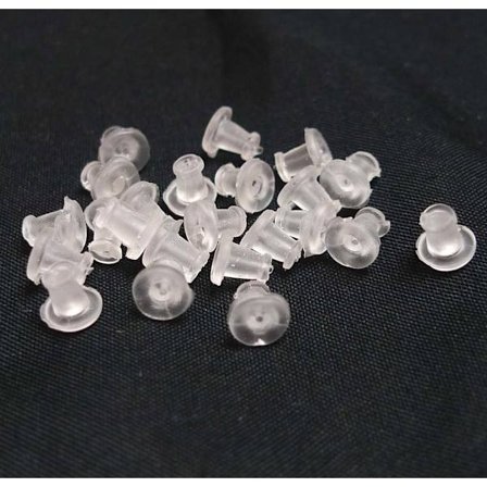 Bakstycken för örhängen av latex 20-pack