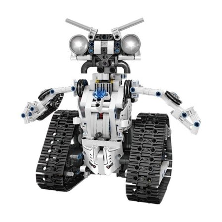 Teknisk kreativ APP og RC motorisert robot med led del modell intelligent byggeblokker leker