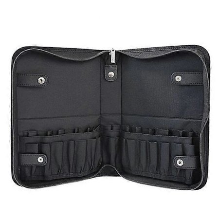 Foldbar makeup børste taske til kvinder, rejse organizer, kosmetik taske til skønhedsværktøjer, toilettaske