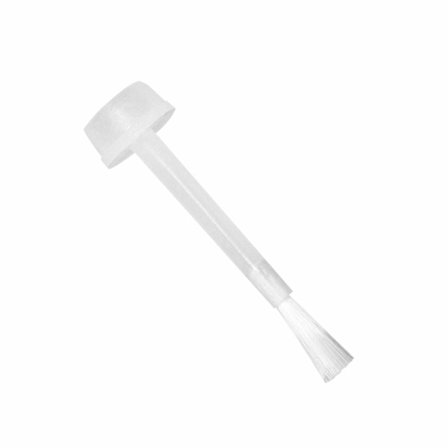 200 stk. neglelakk erstatningsbørste klar rund dypp pulver væske erstatning børste sett for DIY neglekunst salong