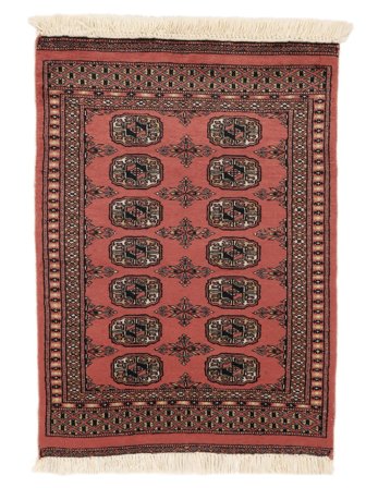Oriental Pakistan Bokhara 2Ply Rug 79X106 Dark Red/Black Wool, Pakistan