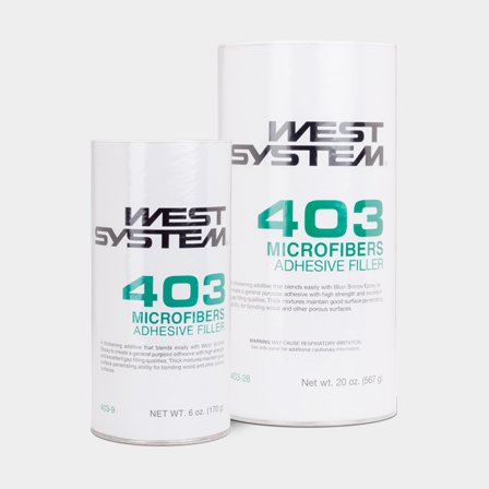Mikrokuitu West System 403 Microfibers Adhesive Filler, 150 grammaa