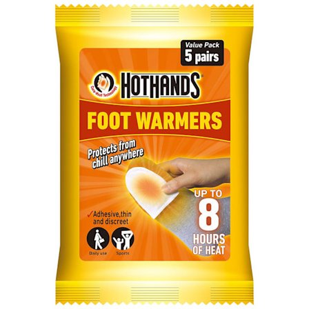 HotHands Foot Warmers (5-pack) One Size White