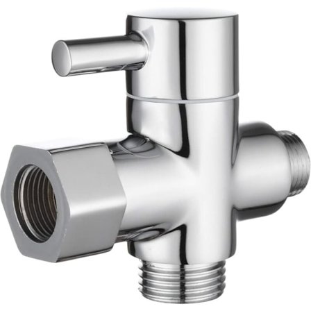 Massiv messing 3-vejs ventil 3/8" toilet diverter ventil adapter WC-Fei Yu