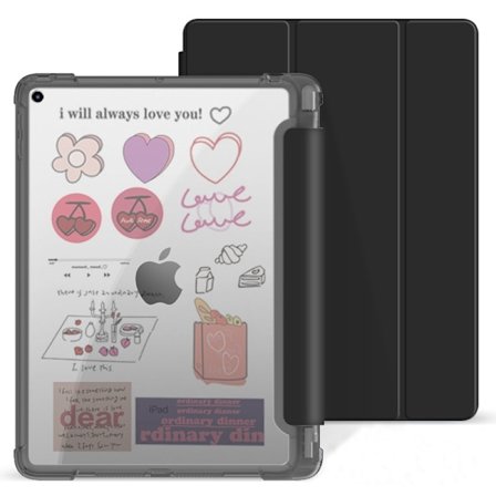 Stilfuldt etui til Transparent Pen Slot iPad MINI 6 Sort
