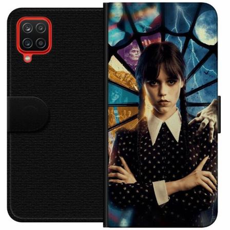 Samsung Galaxy A12 Plånboksfodral Wednesday Addams