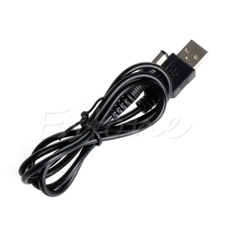 USB Strömökning DC 5V till 12V 9V Step UP Modem Omvandlarkabel 5.5x2.1mm Kontakt Usb Till DC Kabel för Wifi Router