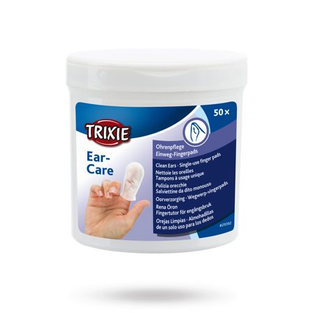 Trixie - Finger Pads med Aloe Vera for Ørepleie - 50 stk - Markeringsbeskyttelse, Tispetruse, Hjemmeapotek på Doggie.no