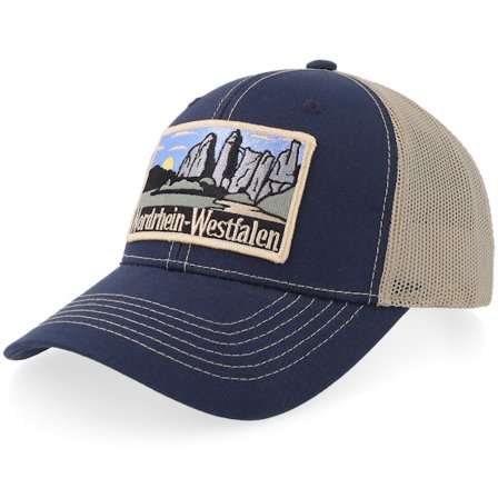 Wild Spirit - Blå trucker Keps - Bundesland Nordrhein-westfalen Navy/Khaki Trucker @ Hatstore