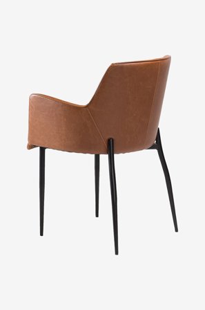 DAN-FORM - Rombo stol 2-pack - Brun - Karmstolar - Från Homeroom