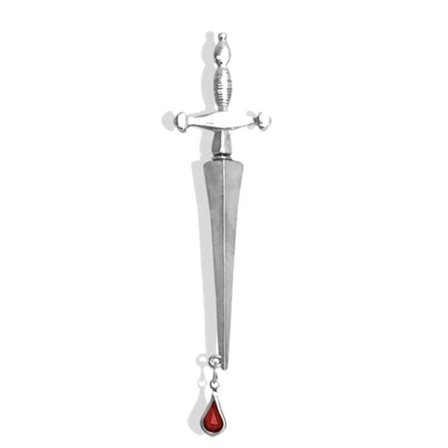 Blodsvorne Dolk Ørepynt - Stilig og Holdbar for Kvinner og Jenter