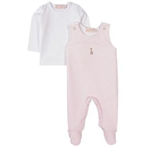 Sophie La Girafe Barely Pink Striped Outfit 3 Months - Clothing sets - 3 months - Pink - Junge