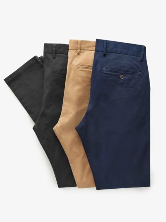 John Henric Men's 3er-Pack Chinos Size