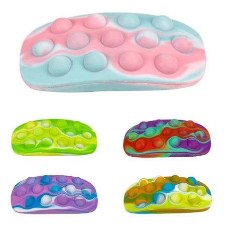 Pop Bubble Fidget Toys Mus Push Silikon Lär Dig Spelpresenter Barn