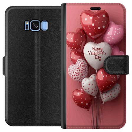Kompatibelt Plånboksfodral till Samsung Samsung Galaxy S8 Valentinballonger
