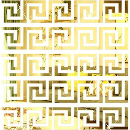 30 ark DIY spejlsticker aftagelige klæbende vægklistermærker til hjemmekunst