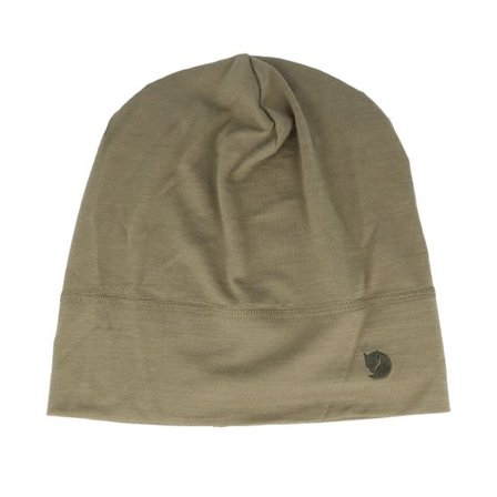 Fjällräven - Grön traditionalbeanie Beanie - Abisko Lite Wool Light Olive Beanie @ Hatstore