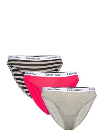 Bikini 3Pk Truse Brief Truse Grå Calvin Klein
