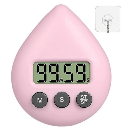 Digital Dusjtidtaker Trefarget Vanntett Energibesparende Digital Timer